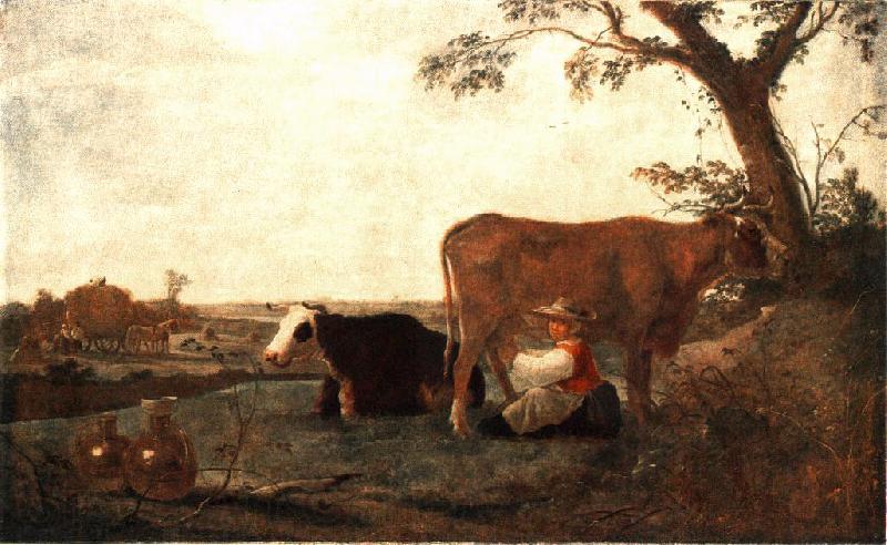 CUYP, Aelbert The Dairy Maid dfg France oil painting art